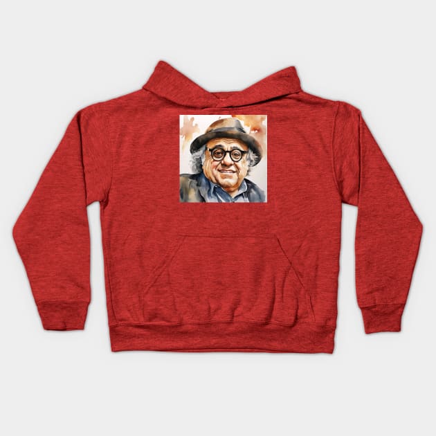 Danny DeVito Kids Hoodie by Sobalvarro